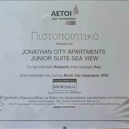 Jonathan City Apartment Kos Extérieur photo